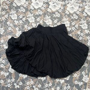 Vintage RARE Womens All Saints Wool Linen Blend Bubble Skirt size 10